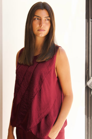 BLUSA GRANATE