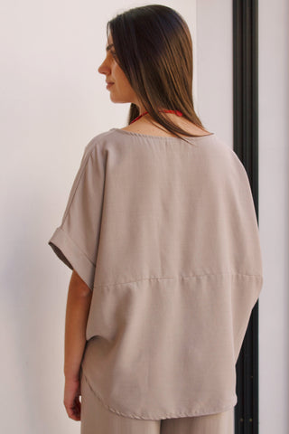 CAMISETA TENCEL TOPO