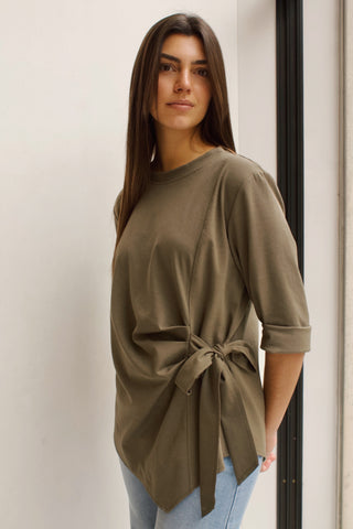 CAMISETA KHAKI LAZADA CINTURA