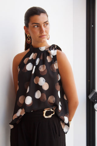 TOP HALTER ESTAMPADO