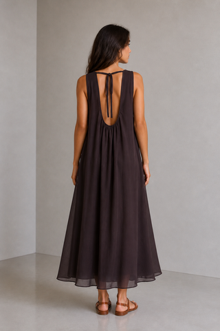 VESTIDO ESCOTE ESPALDA
