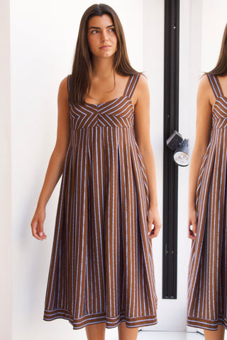 VESTIDO ESTAMPADO RAYAS