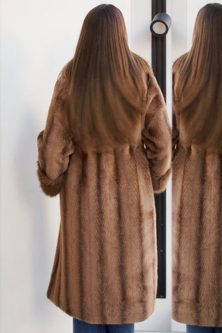 ABRIGO DE PELO VISÓN