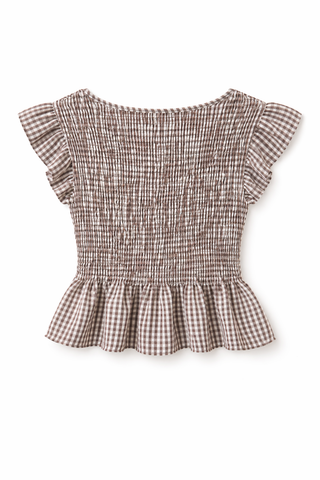 TOP VICHY NIDO DE ABEJA