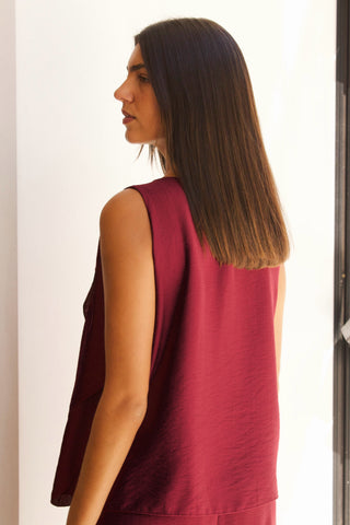 BLUSA GRANATE