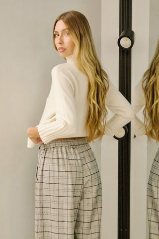 PANTALÓN DE CUADROS GRIS