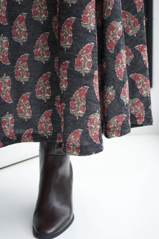 FALDA MIDI ESTAMPADA