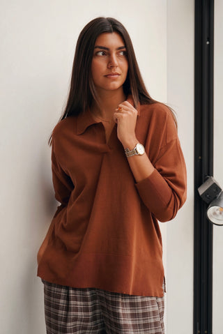 JERSEY TEJA CUELLO POLO