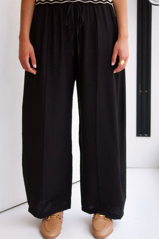 PANTALÓN NEGRO GOMA CINTURA
