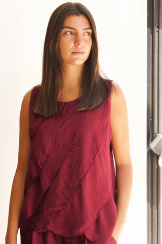 BLUSA GRANATE