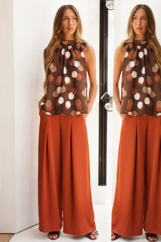 TOP HALTER ESTAMPADO