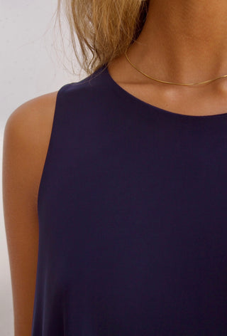VESTIDO FLUIDO BLUE NAVY