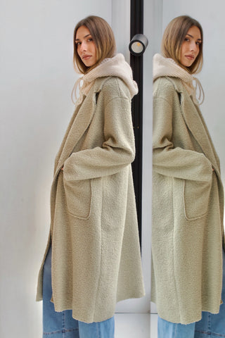 ABRIGO DE RIZO VERDE