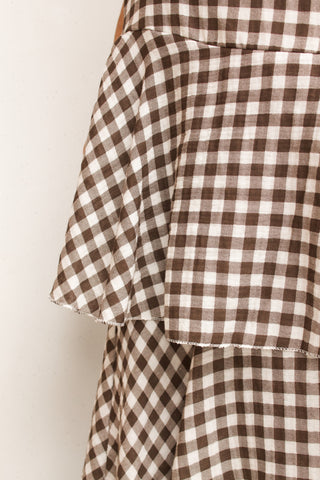 FALDA VOLANTES VICHY