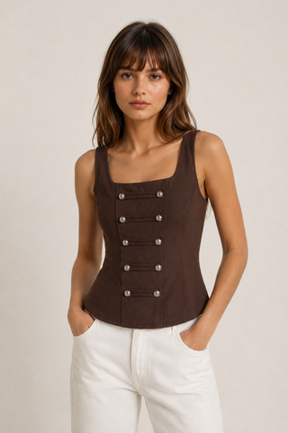 TOP ENCORSETADO