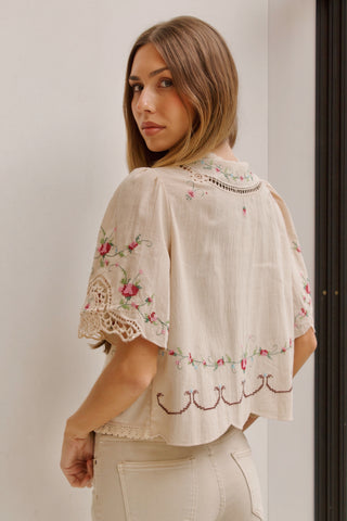 CHAQUETA PUNTO DE CRUZ