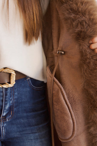 ABRIGO DE PELO VISÓN