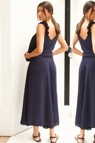 PANTALÓN CULOTTE NAVY BLUE