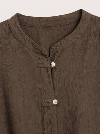 BLUSA TEXTURA CHOCOLATE