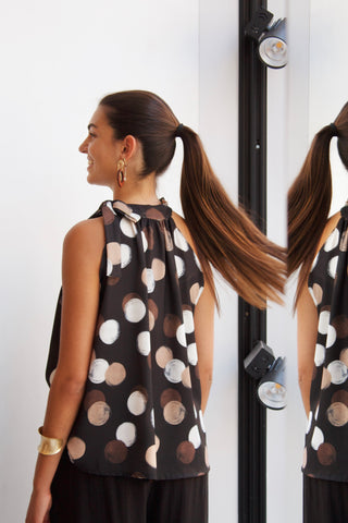 TOP HALTER ESTAMPADO