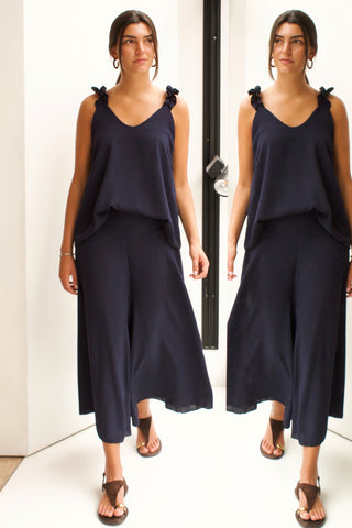 PANTALÓN CULOTTE NAVY BLUE
