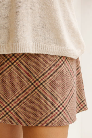 MINI FALDA DE CUADROS