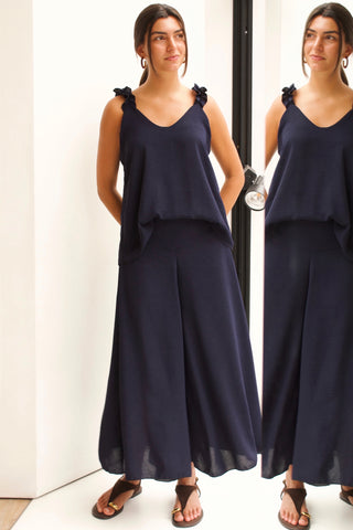 PANTALÓN CULOTTE NAVY BLUE