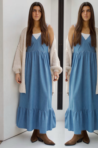 VESTIDO DENIM TIRANTES