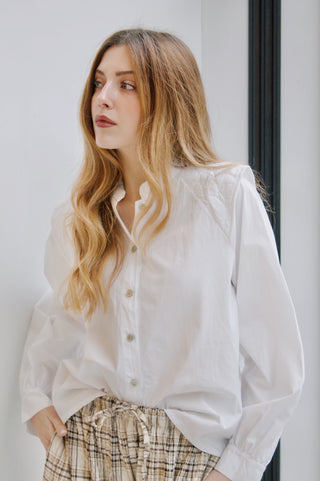 BLUSA ALGODÓN HOMBRERAS