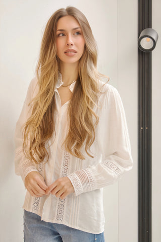 CAMISA BLANCA PUNTILLA