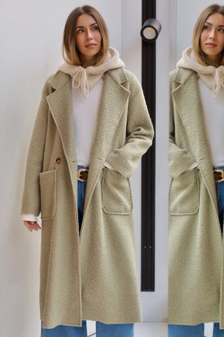 ABRIGO DE RIZO VERDE