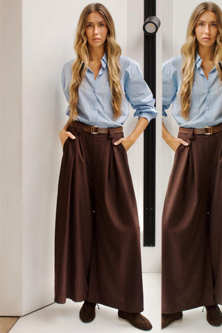 CAMISA AZUL POPELÍN