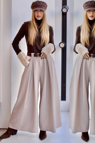 PANTALÓN PINZAS CON CINTURÓN