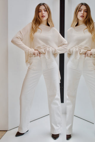 JEANS STRAIGHT BLANCOS