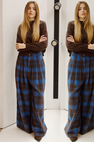 PANTALÓN DE CUADROS PATA ELEFANTE