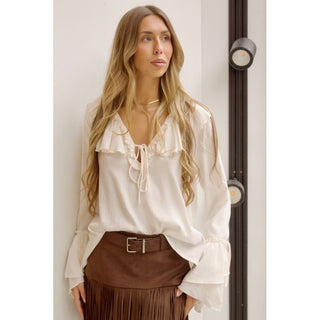 BLUSA ROMÁNTICA CRUDA