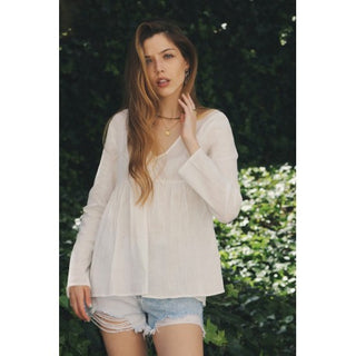 BLUSÓN BABYDOLL BLANCO