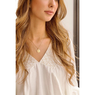 BLUSÓN NIDO DE ABEJA BORDADO