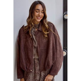 BOMBER SERRAJE CHOCOLATE