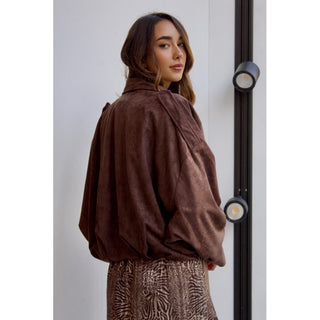 BOMBER SERRAJE CHOCOLATE