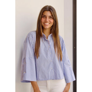 CAMISA DE ALGODÓN CROPPED