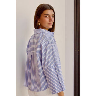 CAMISA DE ALGODÓN CROPPED