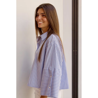 CAMISA DE ALGODÓN CROPPED