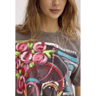 CAMISETA PINTADA A MANO