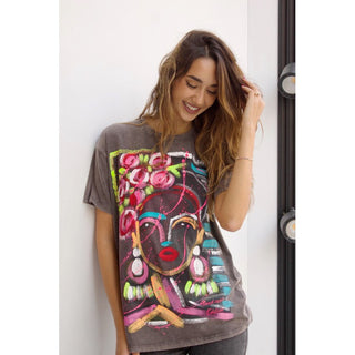 CAMISETA PINTADA A MANO