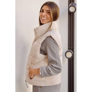 CHALECO PUFFER BLANCO