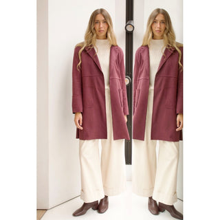 CHAQUETA ANTELINA BERENJENA