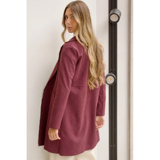 CHAQUETA ANTELINA BERENJENA