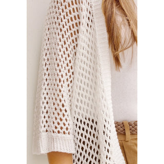 CHAQUETA CALADA BLANCA