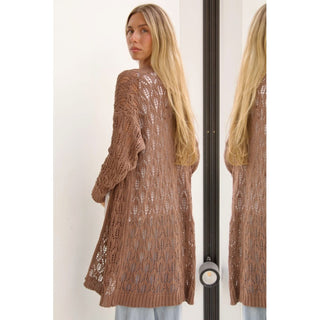 CHAQUETA CALADA CHOCOLATE